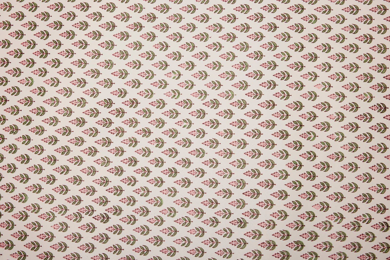 Block-Printed Gift Wrapping Paper Sheet (in Buti Blush)