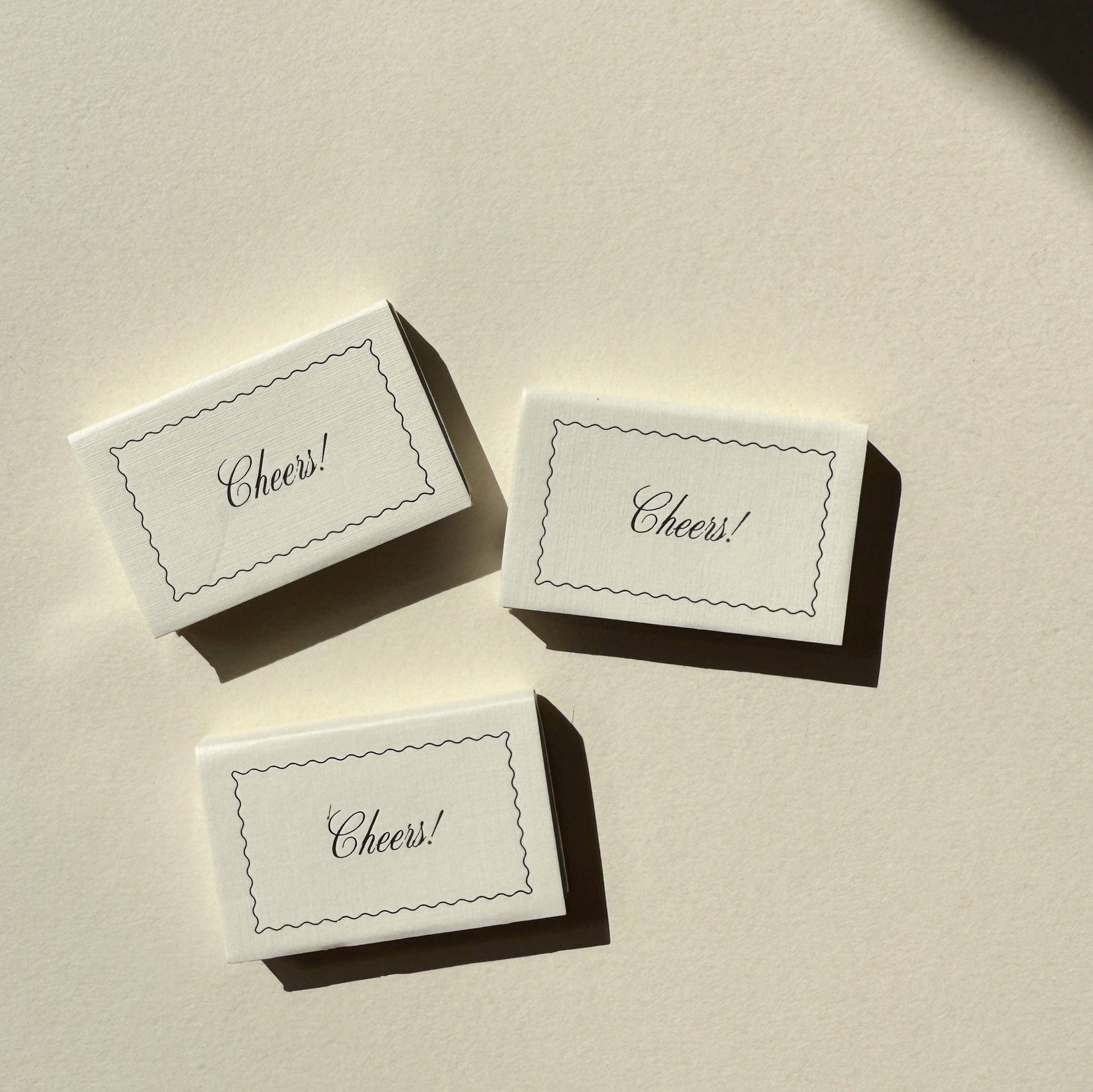 'Cheers!' Matchbox