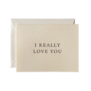 'I Really Love You' - Card