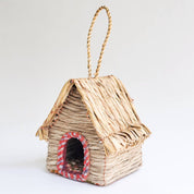 Bird House - Handwoven Seagrass + Sari (in Cabin)