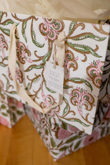 Hand Block Printed Gift Bag - Blush Collection - Variety of Styles (Medium)