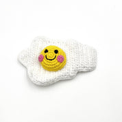 Hand-stitched breakfast Egg Rattle