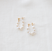 Ada Pearl Earrings - Handmade