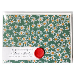 Green Daisy Fields - Notecards (Set of 6)