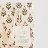 Hand Block Printed Gift Bag - Blush Collection - Variety of Styles (Small)
