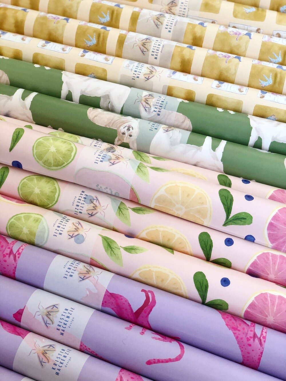 Vintage Floral - Wrapping Paper (Set of 3 Sheets)