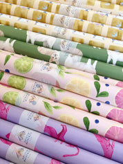 Vintage Floral - Wrapping Paper (Set of 3 Sheets)