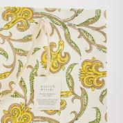 Hand Block Printed Gift Bag - Sunshine Collection - Variety of Styles (Large)