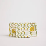 Hand Block Printed Gift Bag - Sunshine Collection - Variety of Styles (Small)
