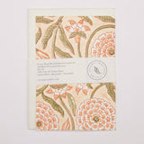 Hand-Block Printed Greeting Card (in Rajmala Coral)