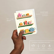 'Always Here To Spill The Tea' Friendship Seed Card