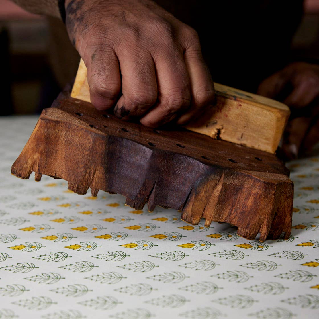 Hand Block Printed Greeting Card (in Buti Sunshine)