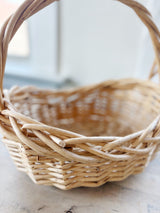Vintage Wicker French Basket