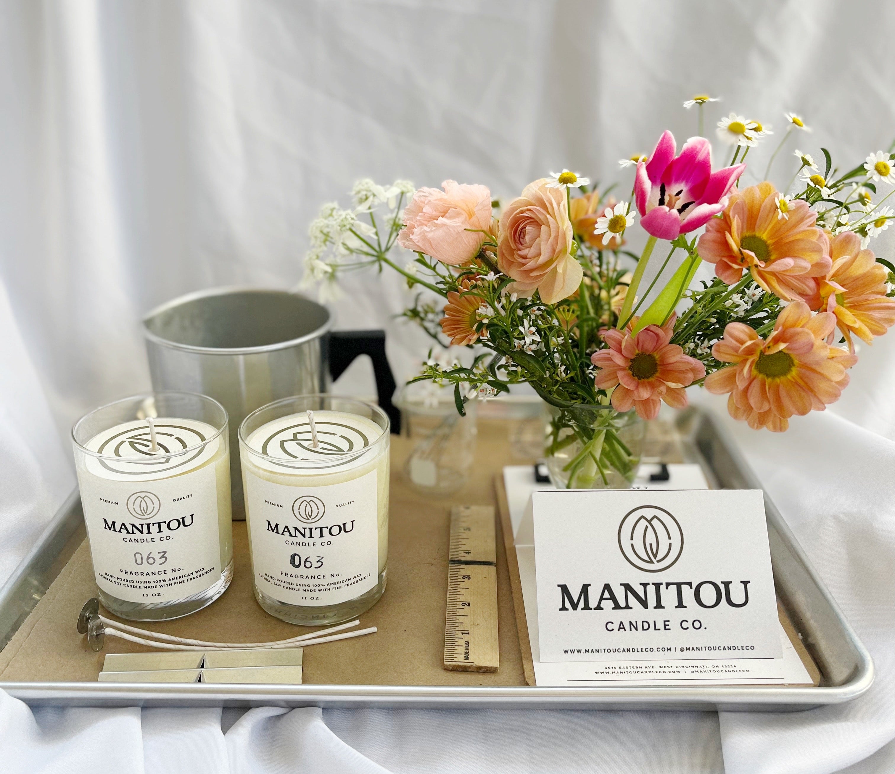 Mother’s Day Candle Making & Flower Bar Workshop w/ Eve Floral Co. (Saturday, 5/9 from 11am - 1pm)