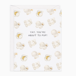 'Yay, You're About To Pop!' New Baby Card