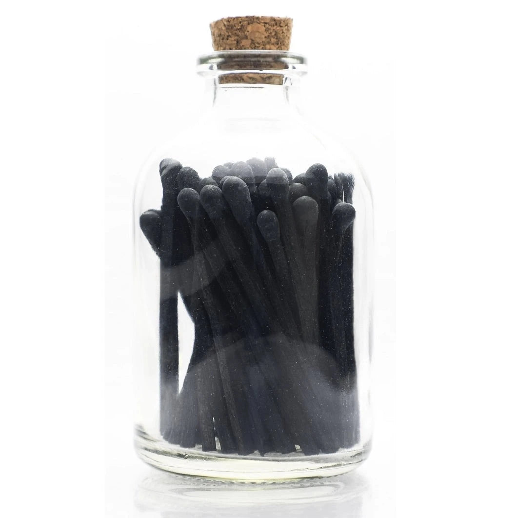 AllBlack-SmallSafetyMatches-ApothecaryGlassJar.webp