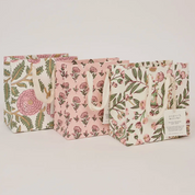 Hand Block Printed Gift Bag - Blush Collection - (Small)