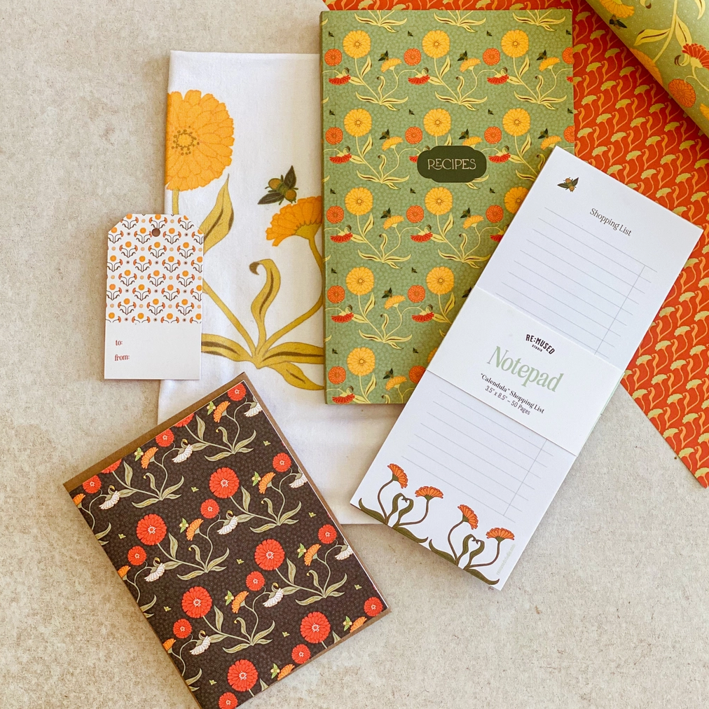Calendula Shopping List Notepad