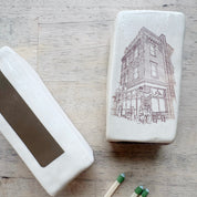 Manitou Candle Co. Retail Shop Exterior Ceramic Matchbox