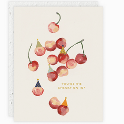 'You're The Cherry On Top' Birthday Seed Card