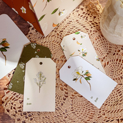 Evergreen Blooms Gift Tags Set/8