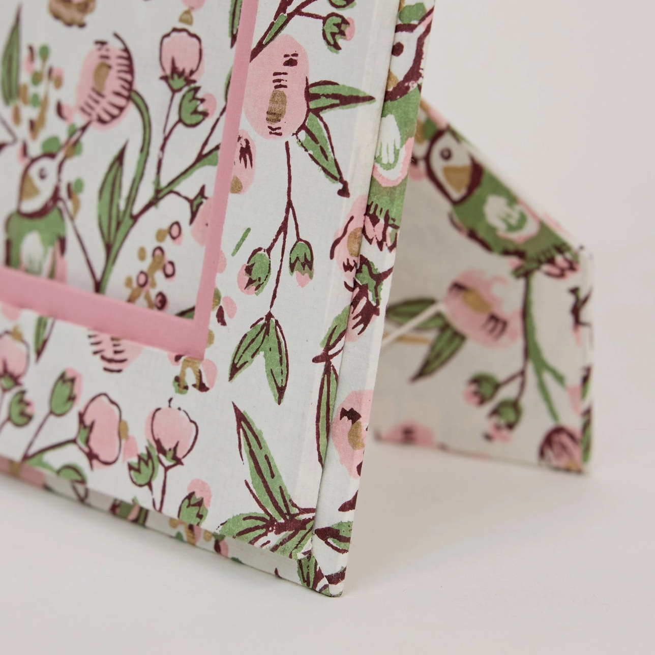 Block Printed Picture Frame (5x7) - Songbird Blush