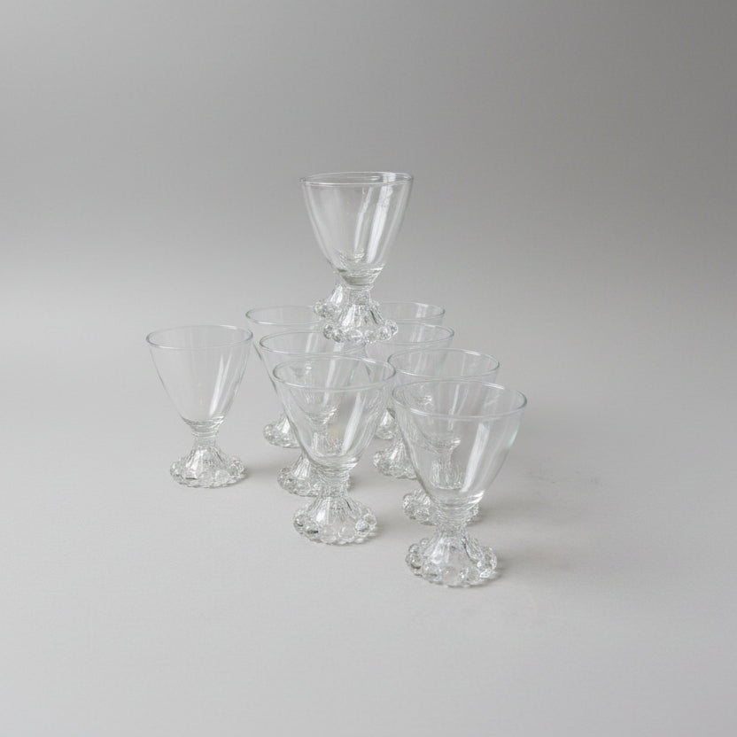Vintage Boopie Beaded Edge Pattern Glass