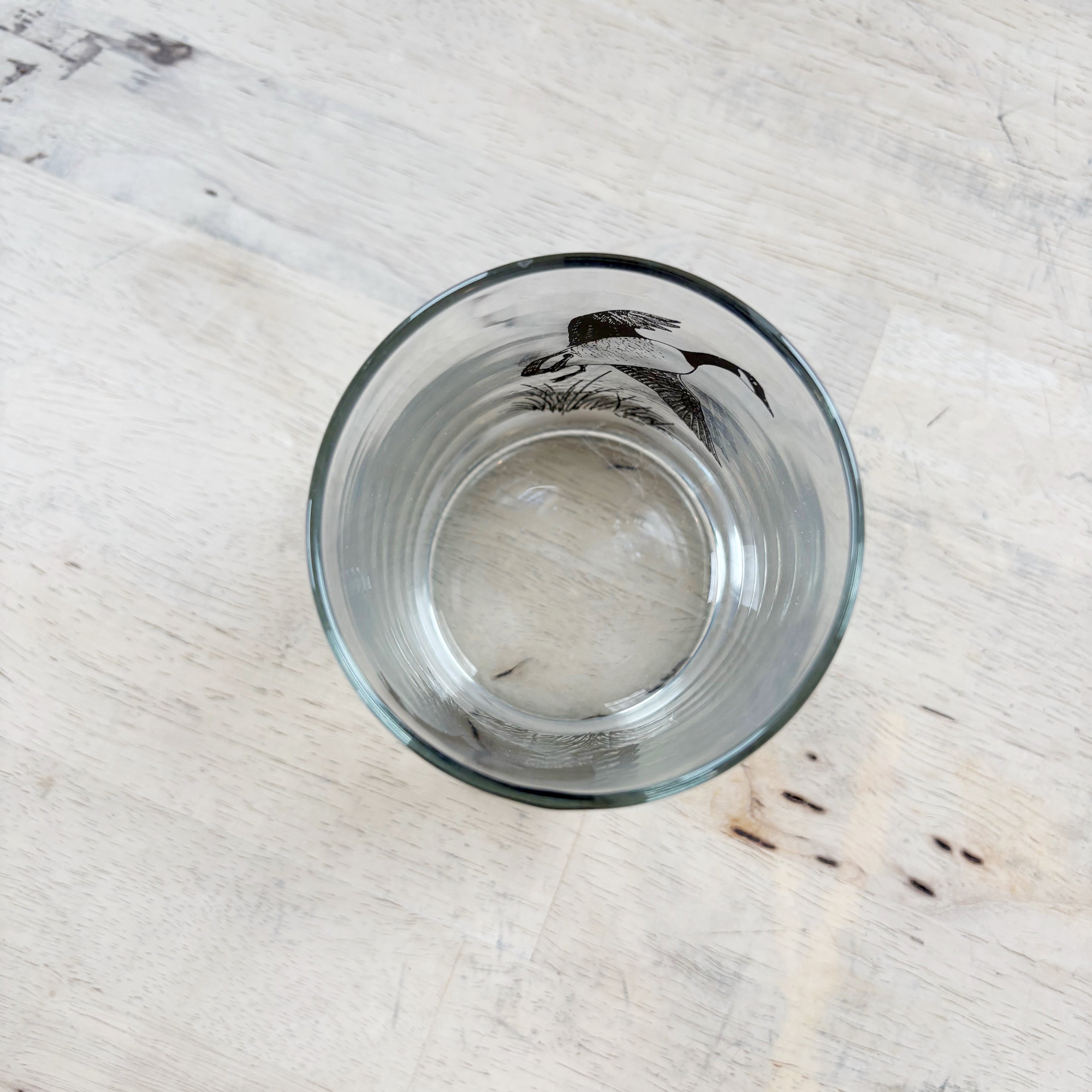 Vintage Canada Goose Rocks Glass