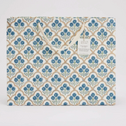 Hand Block Printed Gift Bag - Indigo Collection - Variety of Styles (Large)