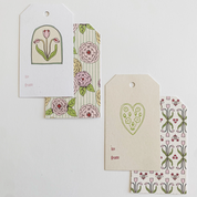 La Vie En Rose Gift Tags Set/8
