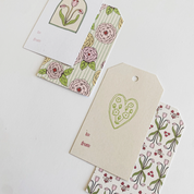 La Vie En Rose Gift Tags Set/8