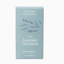 Shower Steamers - Calm/ Lavender Geranium (2-pack)