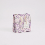 Hand Block Printed Gift Bag - Lavender Collection - Variety of Styles (Small)
