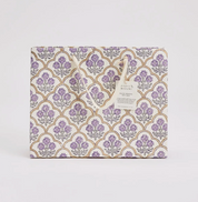 Hand Block Printed Gift Bag - Lavender Collection - Variety of Styles (Medium)