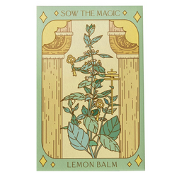 Lemon Balm Tarot Garden + Gift Seed Packet
