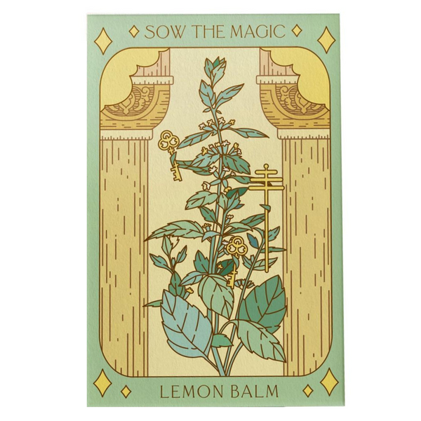 Lemon Balm Tarot Garden + Gift Seed Packet – Manitou Candle Co.