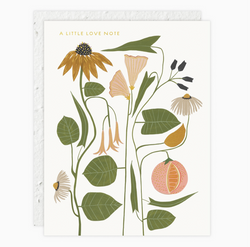 'A Little Love Note' Plantable Seed Card
