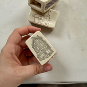 Ceramic Matchbox: Manitou Candle Co.