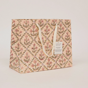 Hand Block Printed Gift Bags - Terracotta Collection - (Medium)