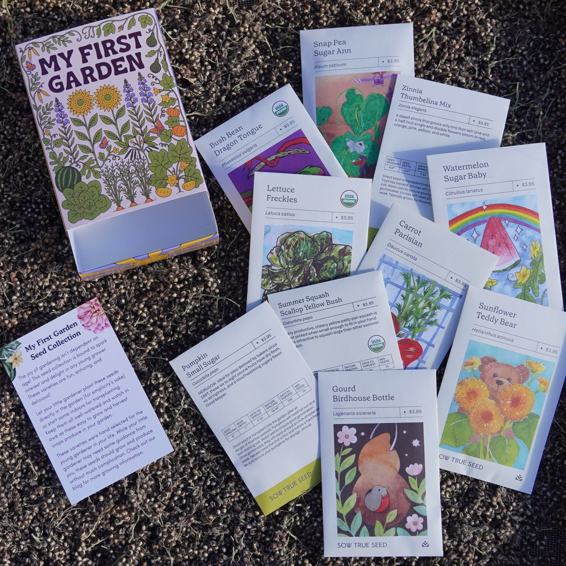my fairy garden seed packets My First Garden Seed Collection Box – Manitou Candle Co