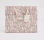 Hand Block Printed Gift Bag - Pink Earth Collection - Variety of Styles (Medium)