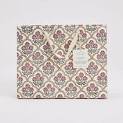 Hand Block Printed Gift Bag - Pink Earth Collection - Variety of Styles (Medium)