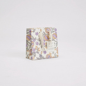 Hand Block Printed Gift Bag - Lavender Collection - Variety of Styles (Small)