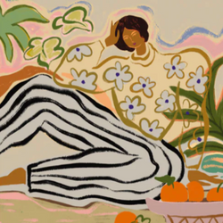 'Lazy Days' Art Print (8x10)