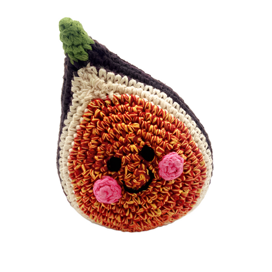Hand-stitched Fig Rattle