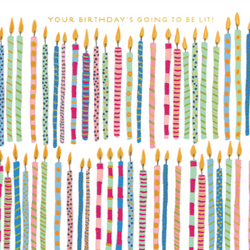 'Your Birthday's Going to be LIT' Seed Card