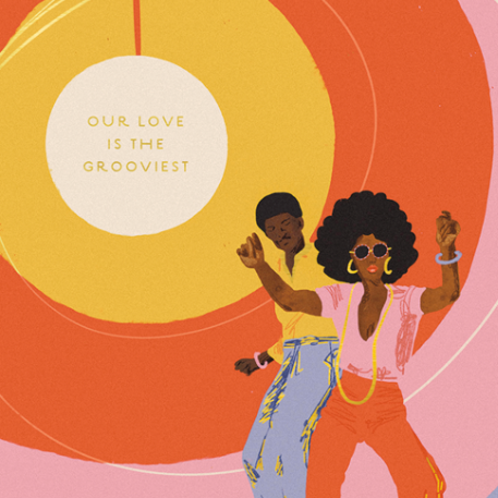 'Our Love is the Grooviest' Seed Card