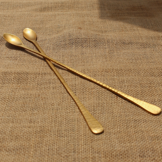 Pebbled Long Spoon