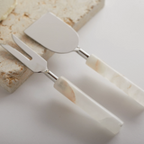 Santo Alabaster Cheese Tool (Set of 2)