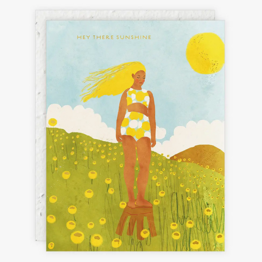 'Hey There Sunshine' Seed Card